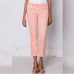 {Anthro} Pilcro 29 Peach Stet Crop Skinny Jean